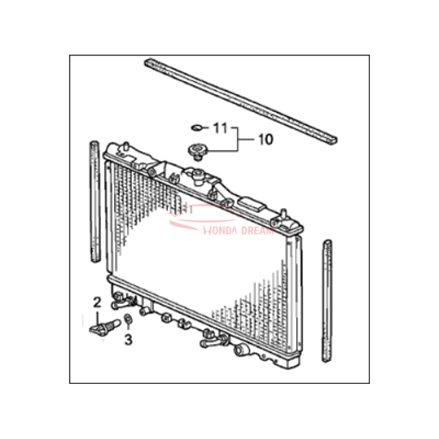 RADIATOR COMP (19010-PY3-505) - 1