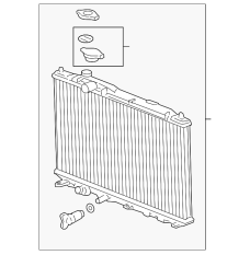 RADIATOR COMP (19010-R1A-A01)