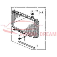 RADIATOR COMP (19010-R40-A01) - 3