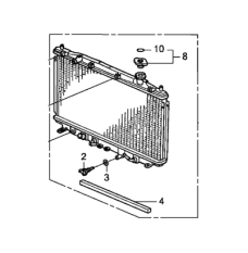 RADIATOR COMP (19010-R40-A01)