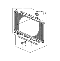 RADIATOR COMP (19010-R40-A02)