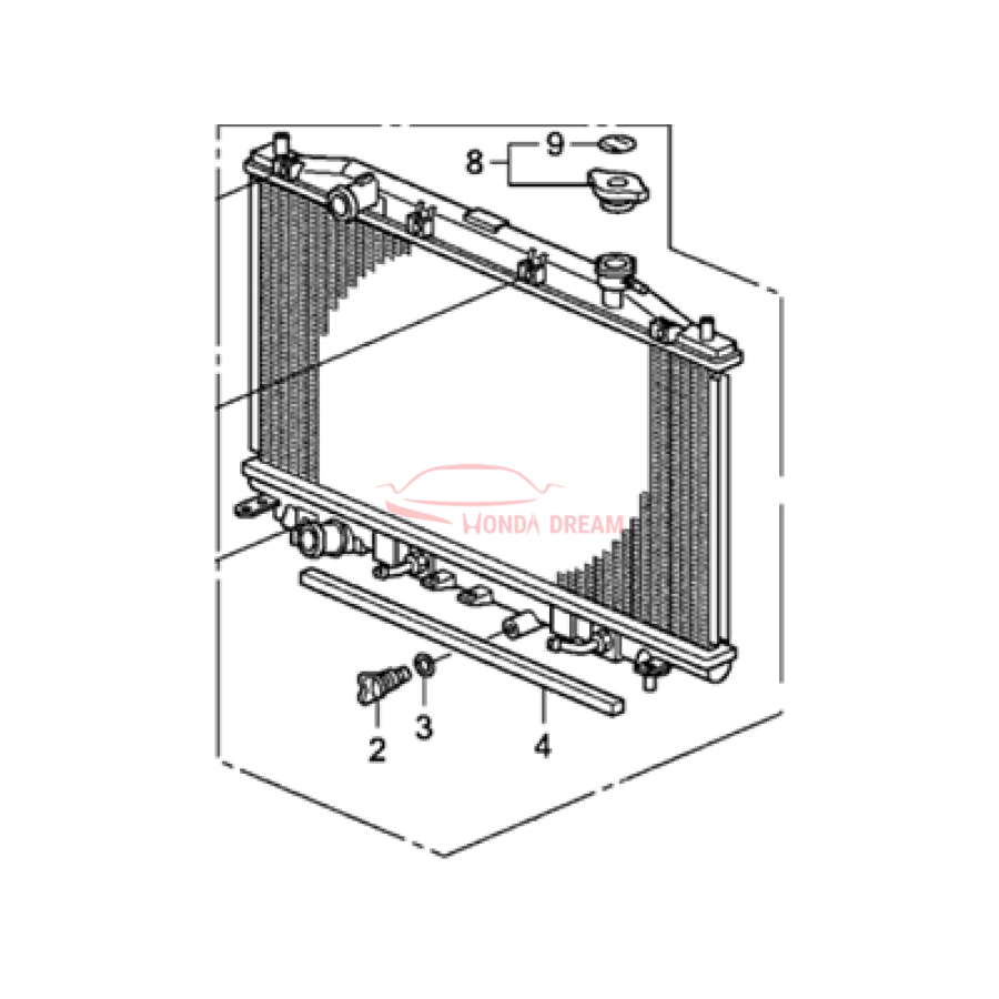 RADIATOR COMP (19010-R40-A51) - 1