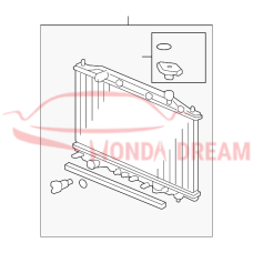 RADIATOR COMP (19010-R53-A01) - 4