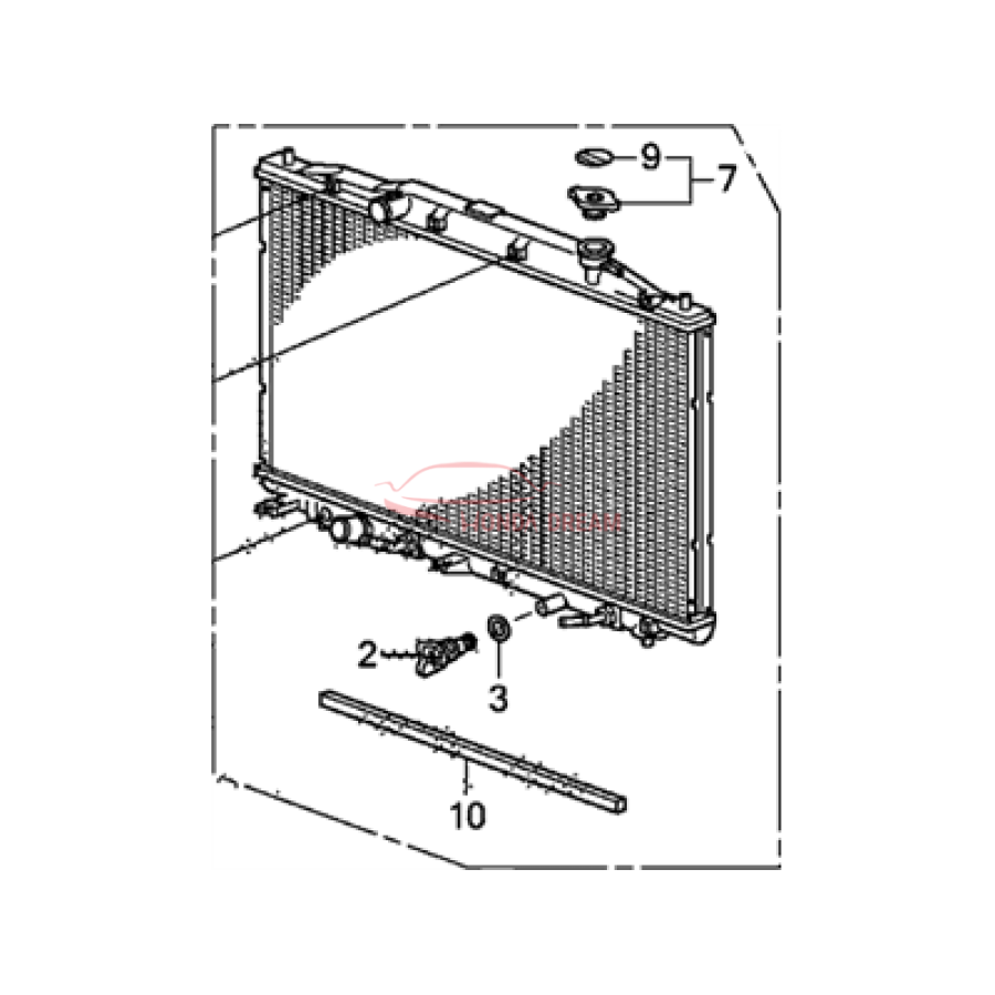 RADIATOR COMP (19010-R70-A51) - 2