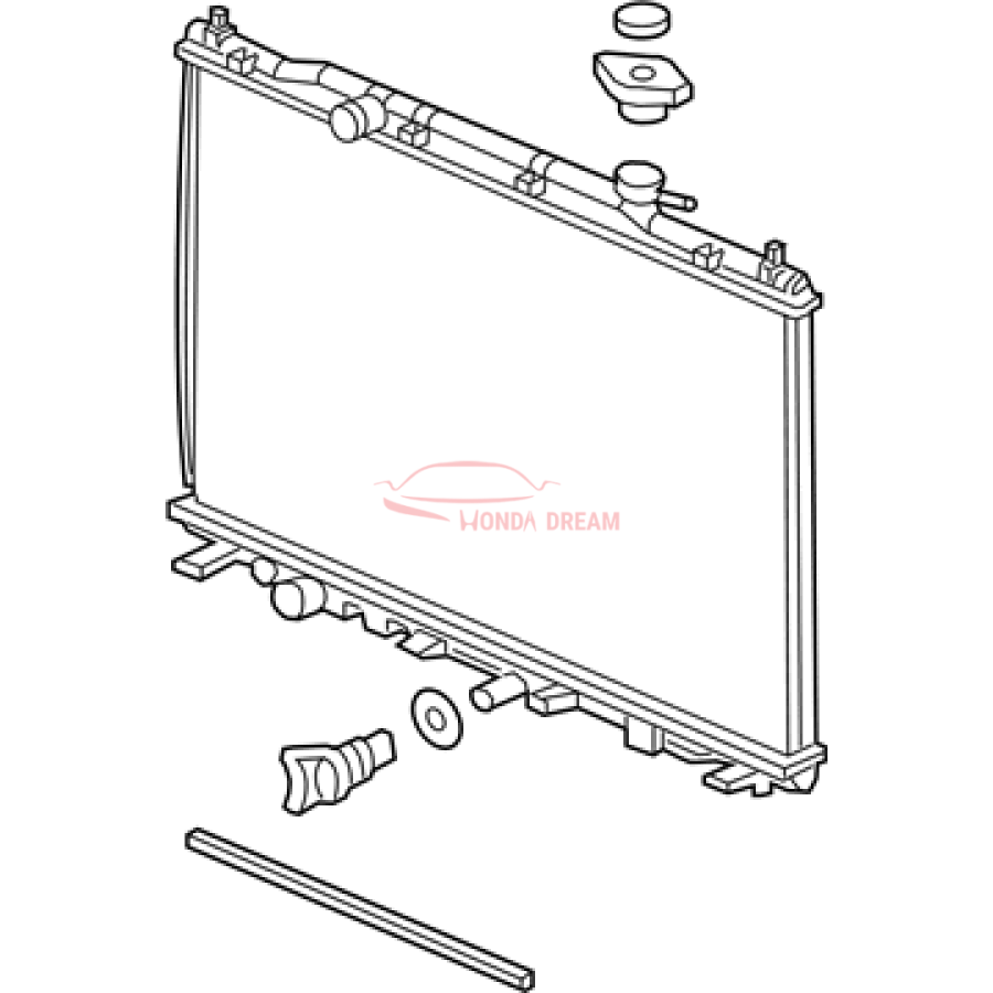 RADIATOR COMP (19010-R8A-A51) - 3