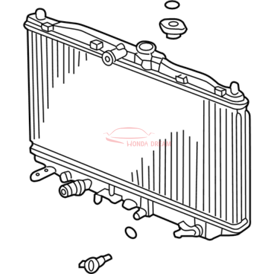 RADIATOR COMP (19010-RBB-E01) - 2