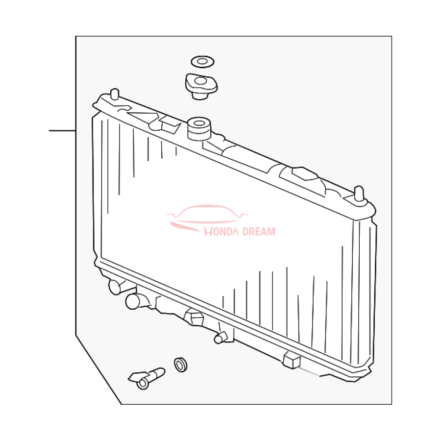 RADIATOR COMP (19010-RCA-A02) - 1