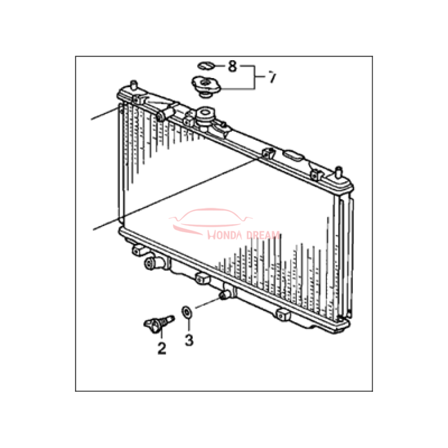 RADIATOR COMP (19010-RCA-A52) - 1