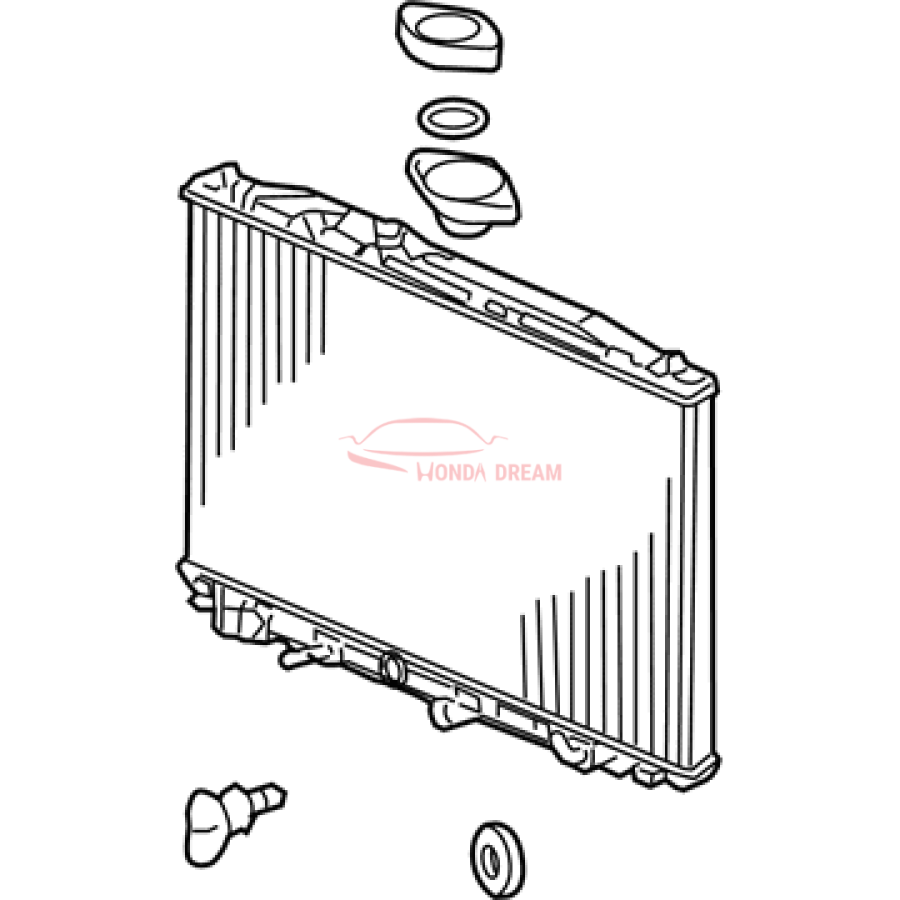 RADIATOR COMP (19010-RJA-J53) - 2