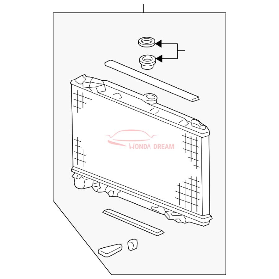 RADIATOR COMP (19010-RJE-A52) - 1