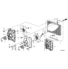 RADIATOR COMP (19010-RL6-R01)