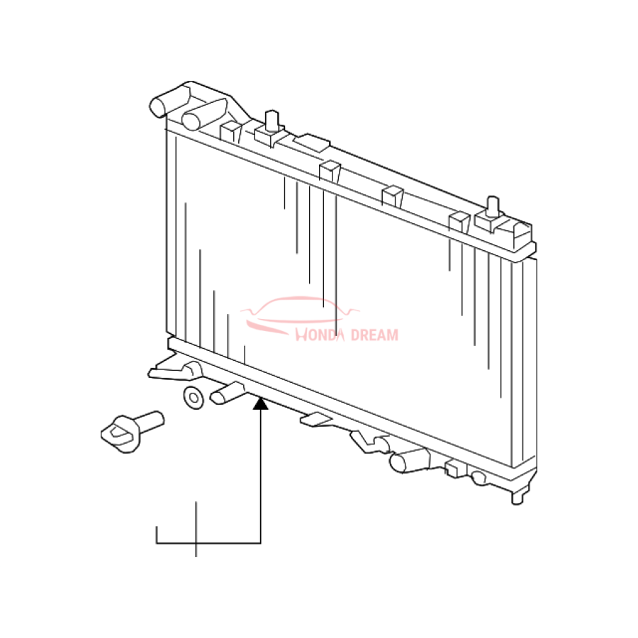 RADIATOR COMP (19010-RME-A51) - 1