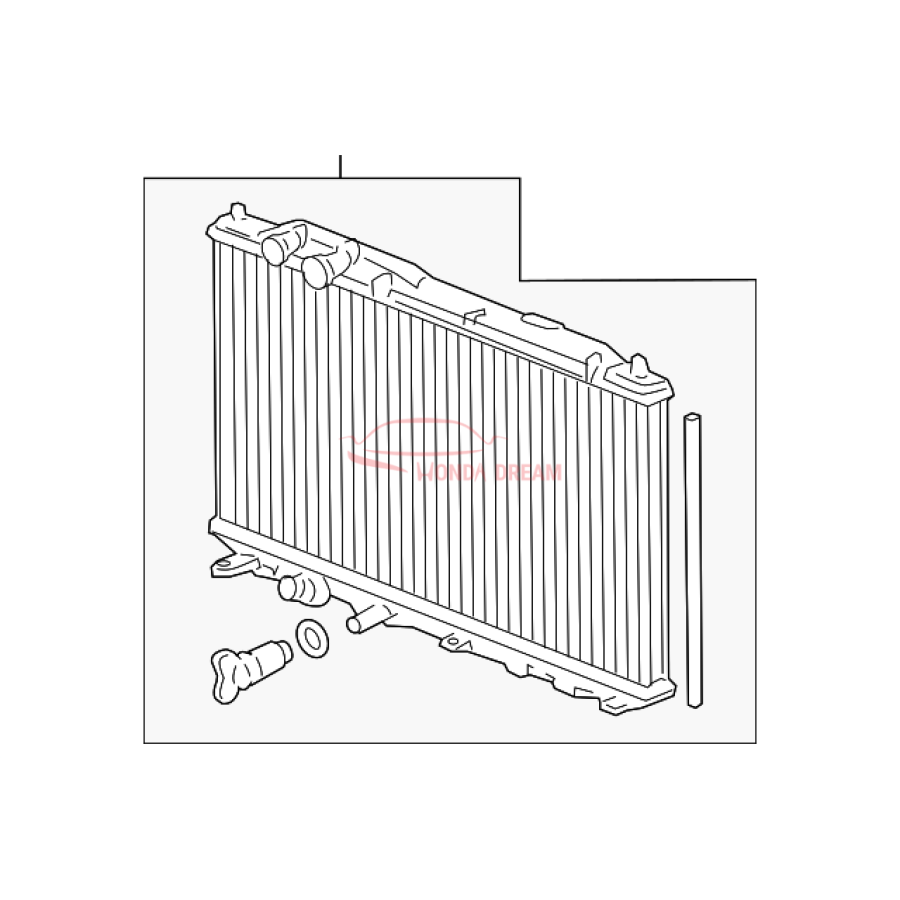 RADIATOR COMP (19010-RNA-A01) - 1