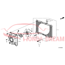 RADIATOR COMP (19010-RTW-004) - 3