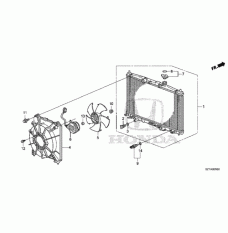 RADIATOR COMP (19010-RTW-014)