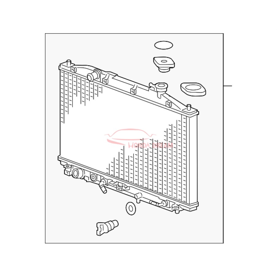 RADIATOR COMP (19010-RV0-A51) - 1