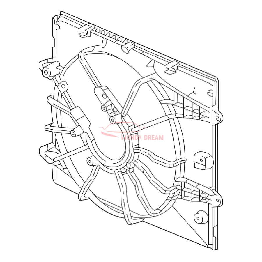 SHROUD COMP (19015-5BA-A01) - 1