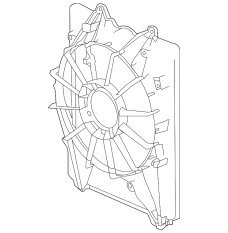 Дифузор вентилятора охолодження (19015-5J6-A01)