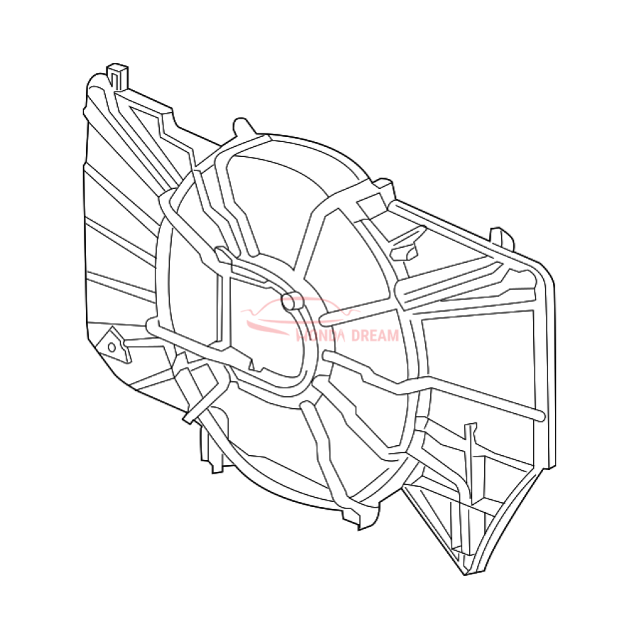 Дифузор вентилятора охолодження (19015-5K0-A01) - 1