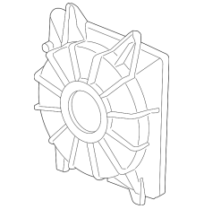 Дифузор вентилятора охолодження (19015-5LA-A01)