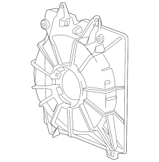 Дифузор вентилятора охолодження (19015-5MR-A01)