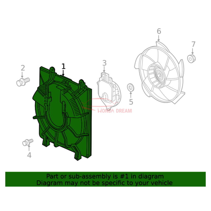 SHROUD COMP (19015-5WJ-A01) - 2