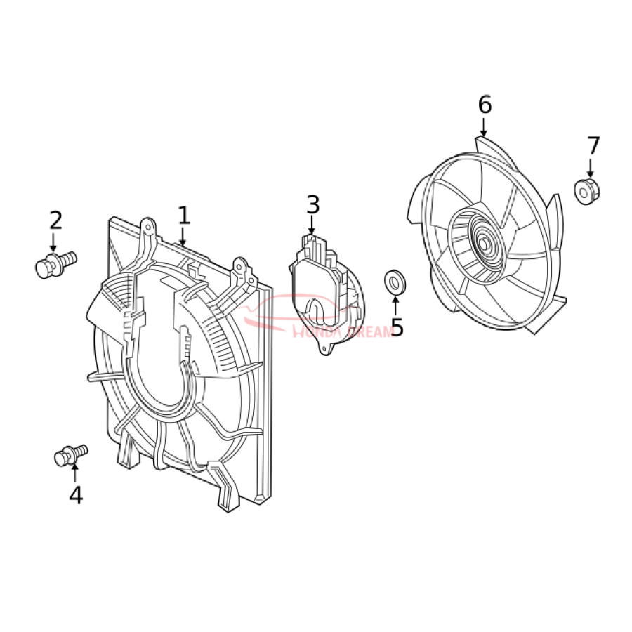 SHROUD COMP (19015-5WJ-A01) - 3