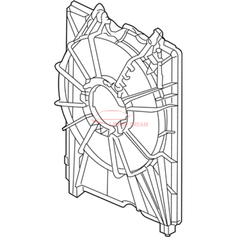 Дифузор вентилятора охолодження (19015-5YF-A02) - 3