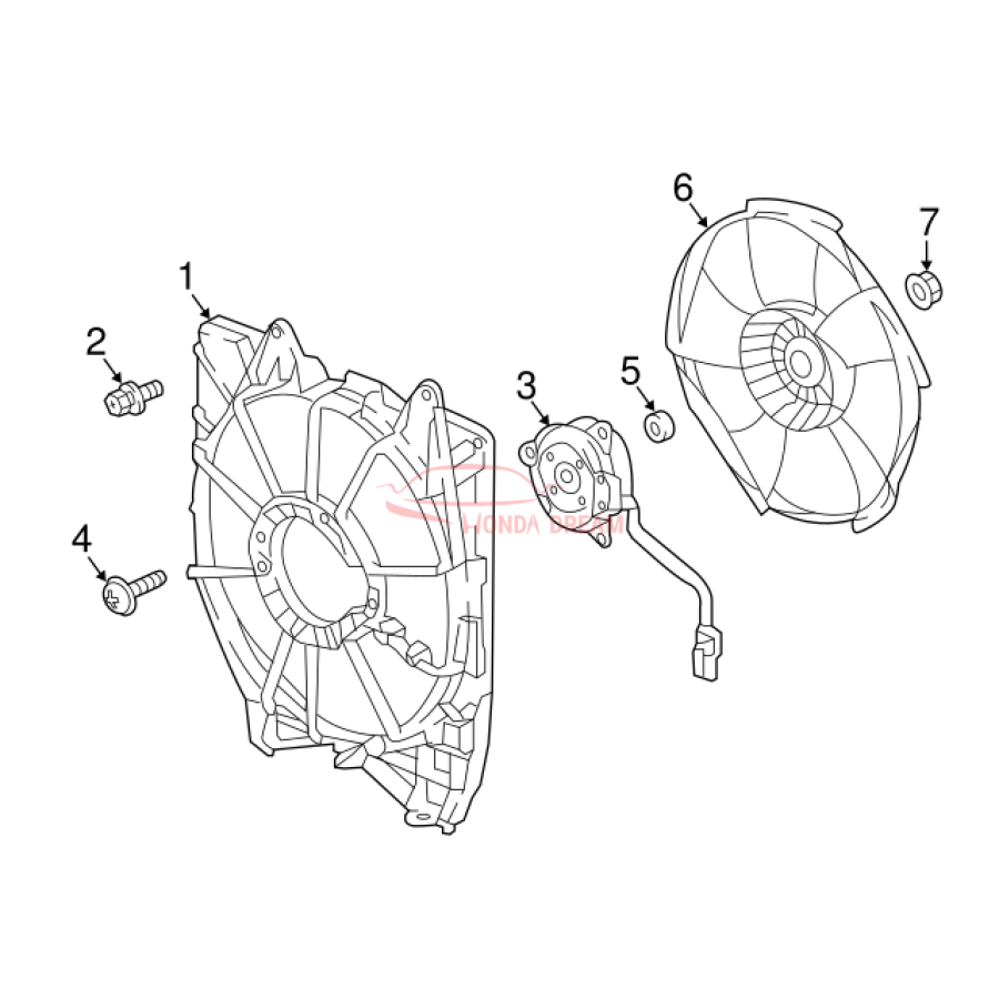 SHROUD COMP (19015-6A0-A01) - 3