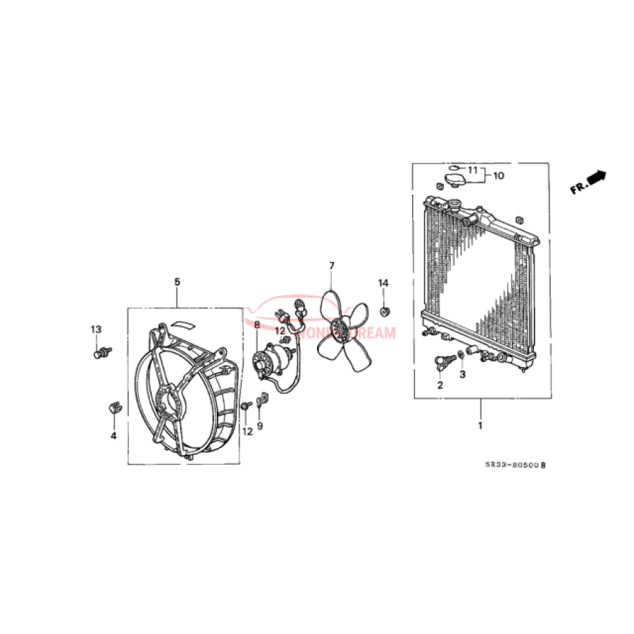 SHROUD COMP (19015-P08-003) - 1