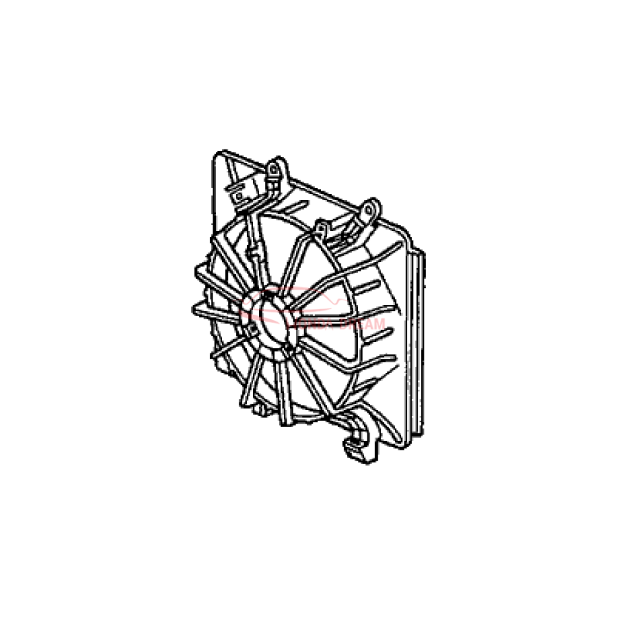 Дифузор вентилятора охолодження (19015-PMM-A51) - 1