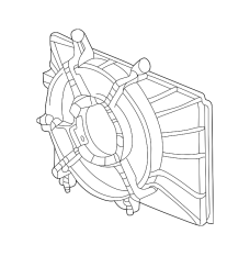 Дифузор вентилятора охолодження (19015-PZD-A01)
