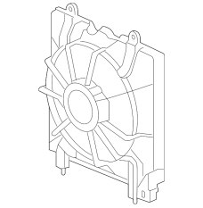 Дифузор вентилятора охолодження (19015-R40-A01)