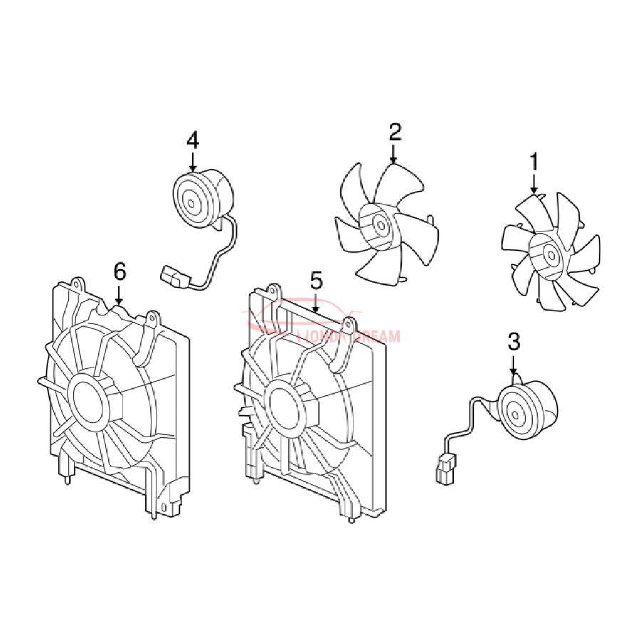 SHROUD,COMP (19015-R40-A01) - 3