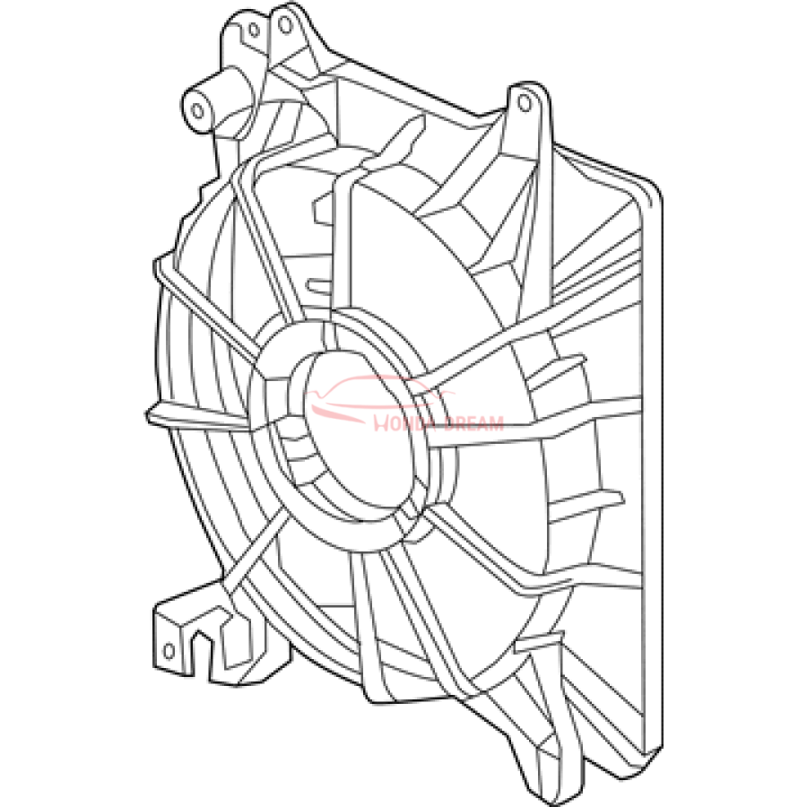 SHROUD COMP (19015-R4H-A01) - 3