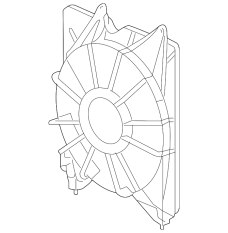 Дифузор вентилятора охолодження (19015-R70-A01)