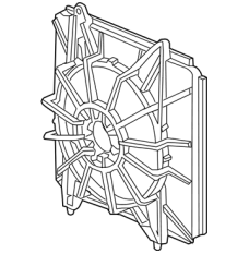 Дифузор вентилятора охолодження (19015-RL5-A01)