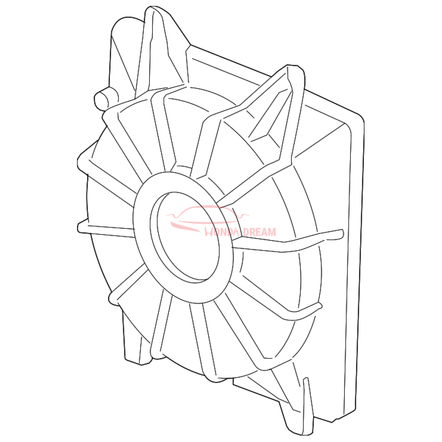 Дифузор вентилятора охолодження (19015-RZA-A01) - 1