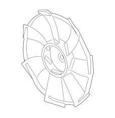 Крильчатка вентилятора охолодження (19020-5AA-A01)