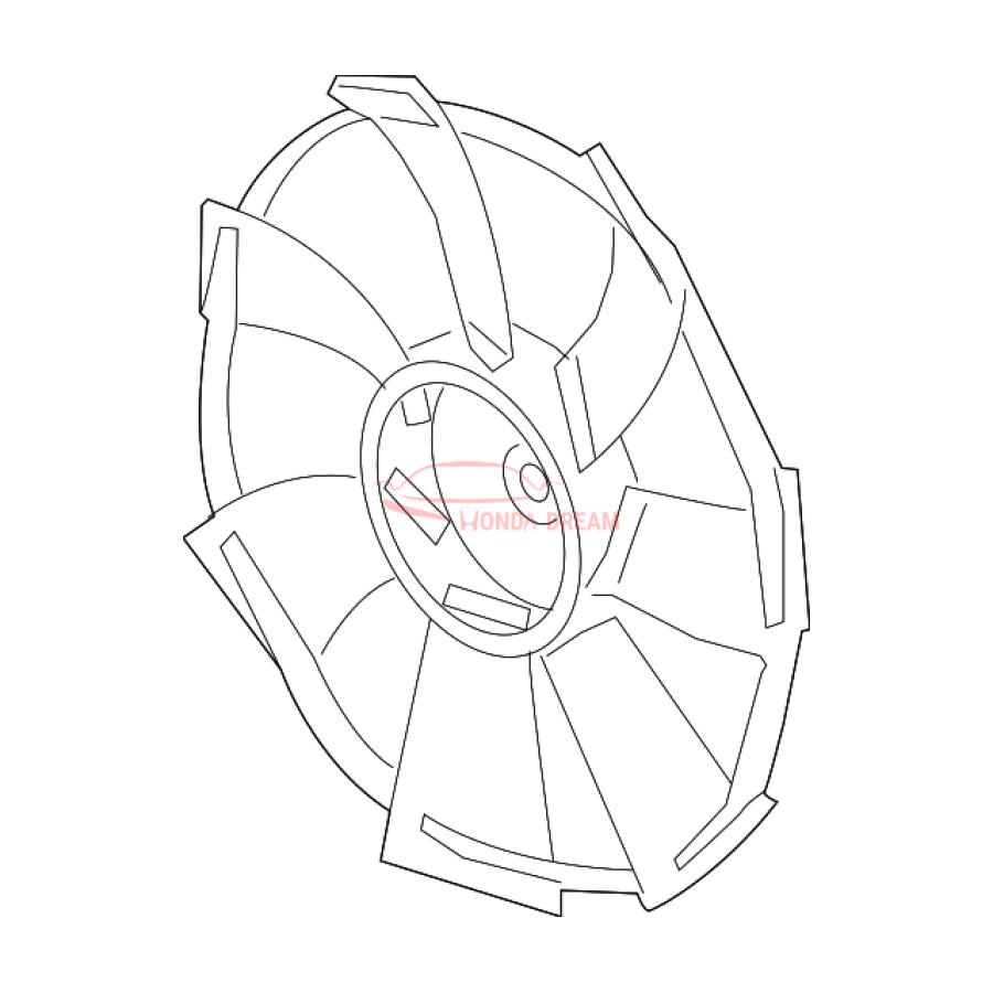 Крильчатка вентилятора охолодження (19020-5AA-A01) - 1