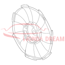 Крильчатка вентилятора охолодження (19020-5BA-A01) - 3