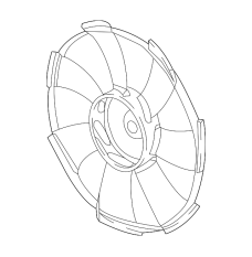 Крильчатка вентилятора охолодження (19020-5BA-A01)