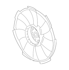 Крильчатка вентилятора охолодження (19020-5K0-A01)
