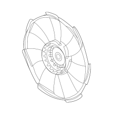 Крильчатка вентилятора охолодження (19020-5TZ-H01)
