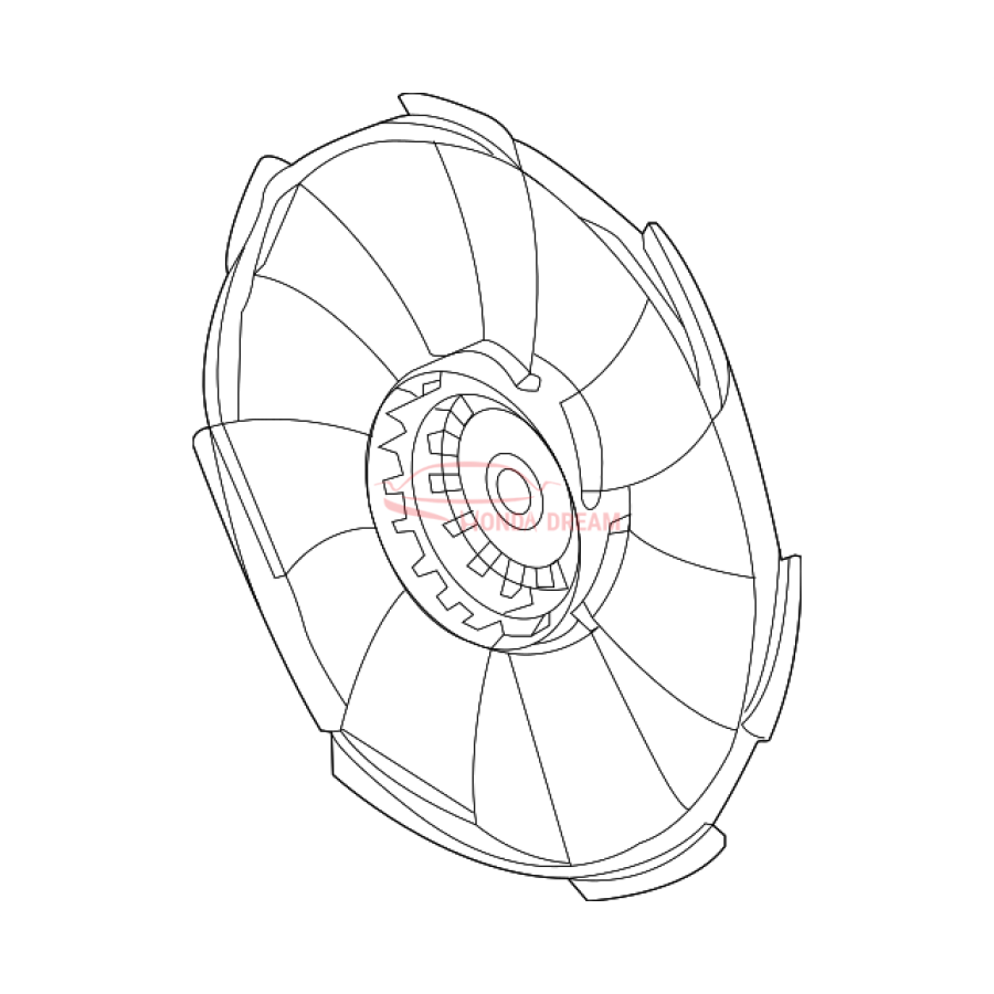 FAN COMP,COOLING (19020-6C1-A01) - 1