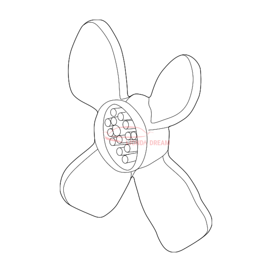 FAN,COOLING (19020-P08-003) - 1