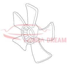 FAN,COOLING (19020-P8C-A01) - 3