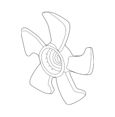 Крильчатка вентилятора охолодження (19020-PT0-003)
