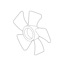 Крильчатка вентилятора охолодження (19020-RAA-A01)