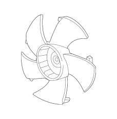Крильчатка вентилятора охолодження (19020-RB0-004)